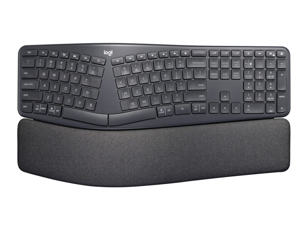 Logitech ergo k860 لوحات مفاتيح الكمبيوتر الارجونومك
