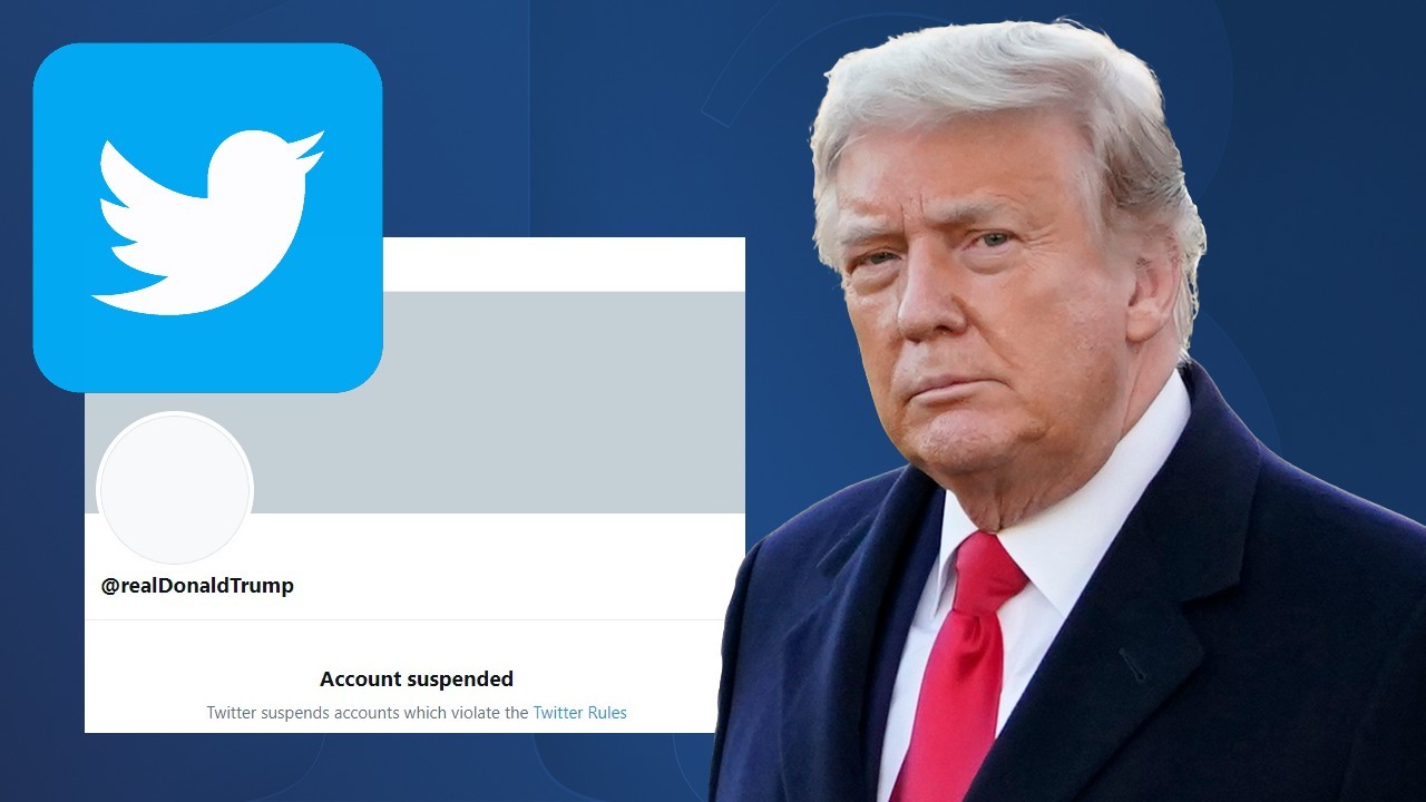 تويتر يحظر حساب الرئيس ترامب بشكل دائمjpg
