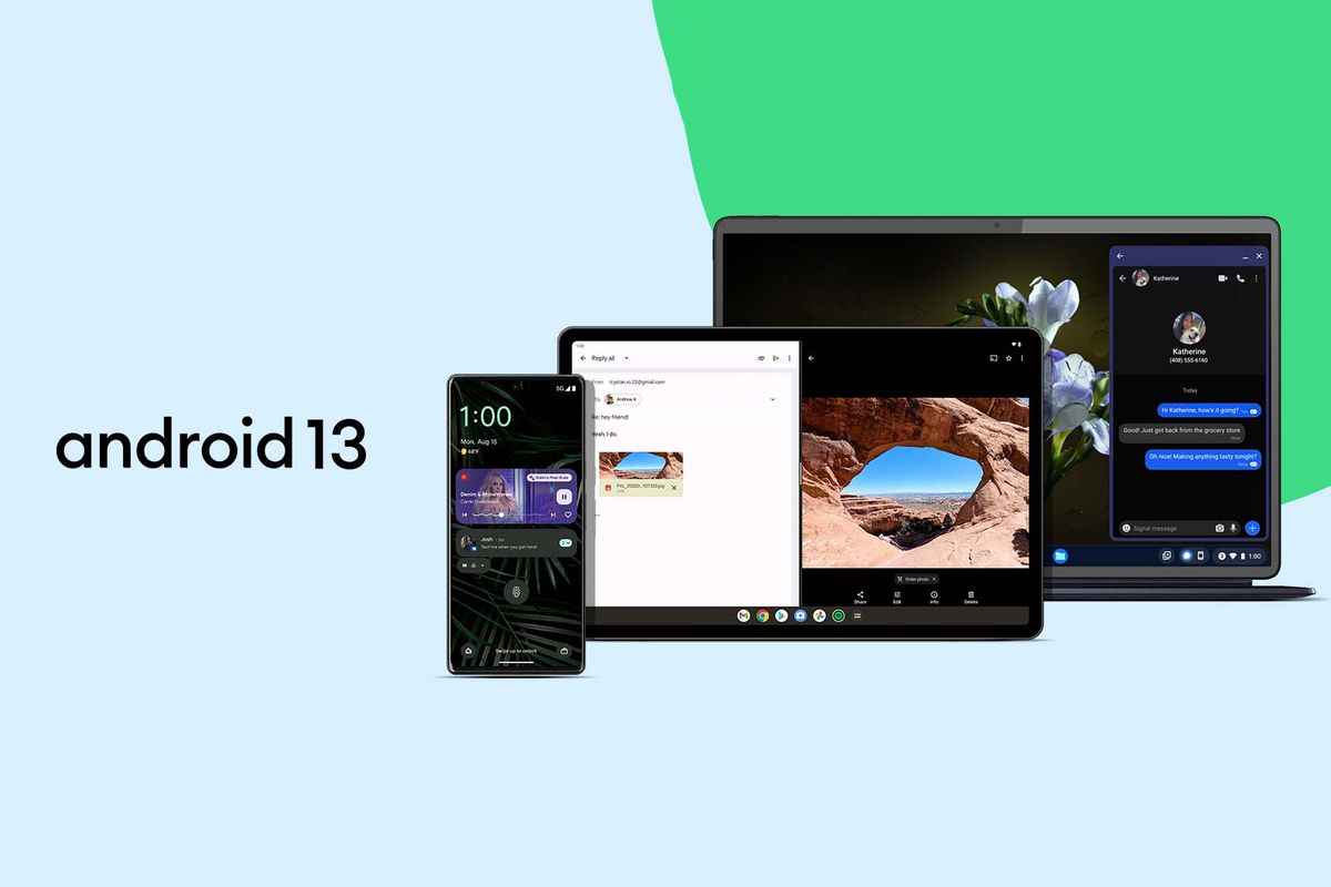 طرح أندرويد 13 على هواتف بيكسل اليوم
