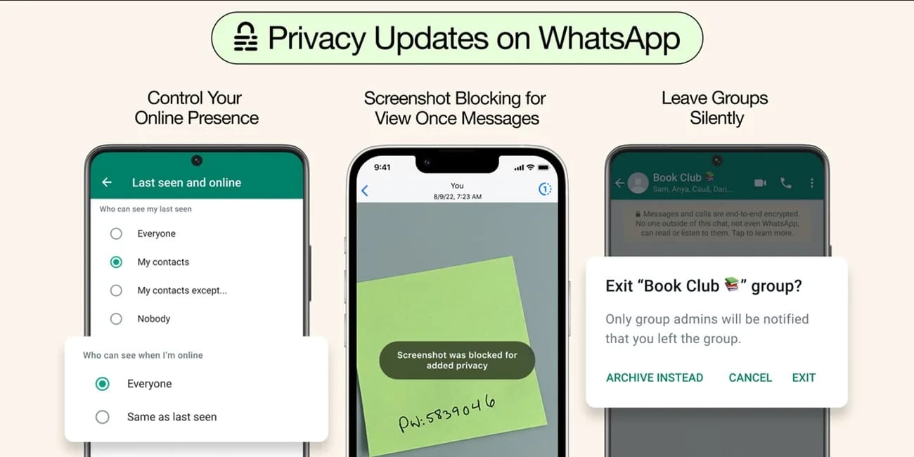 WhatsApp privacy copy