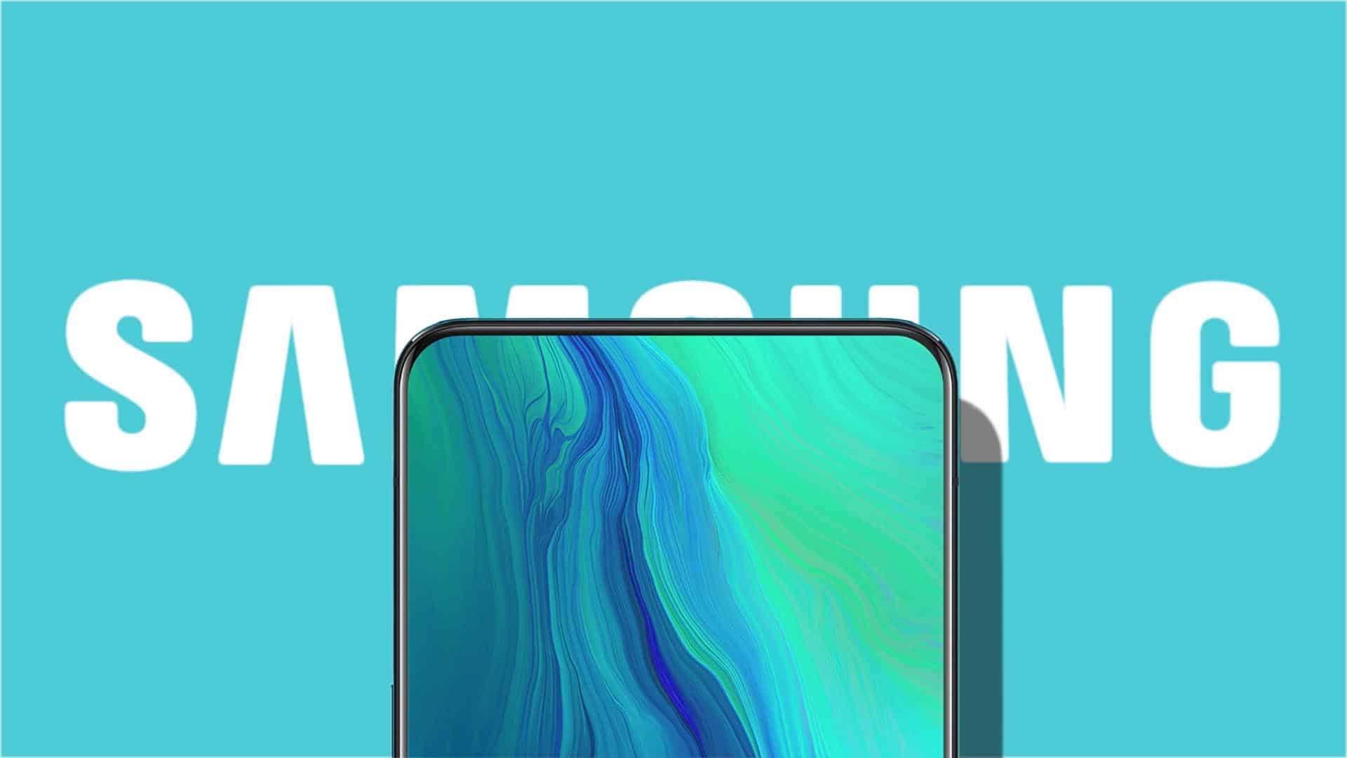 سامسونج كاميرتين تحت الشاشة