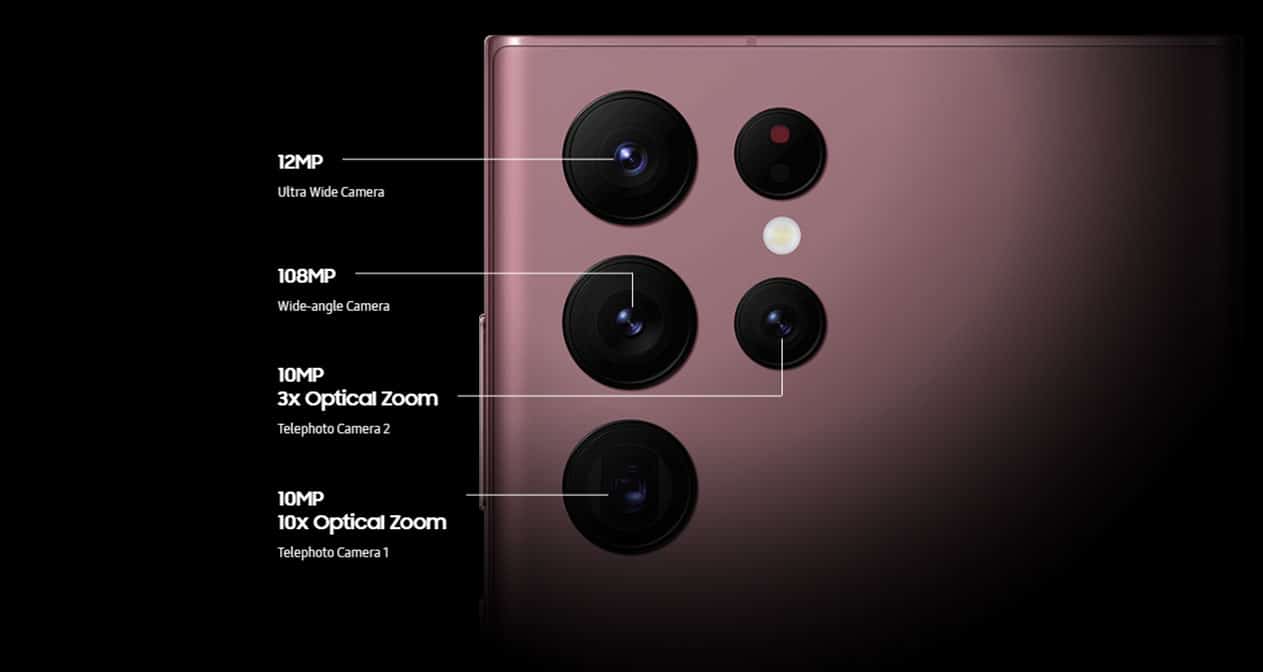 كاميرات سامسونج S23 ألترا