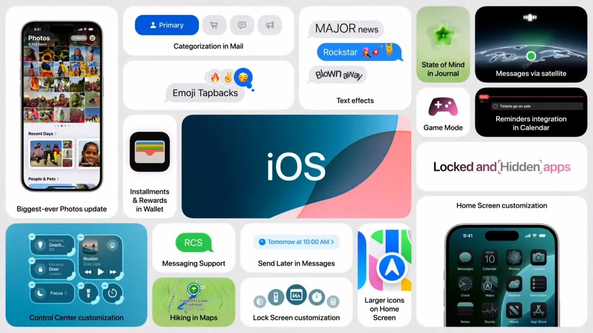 أبل تعلن عن iOS 18 بشكل رسمي مع ذكاء أبل الاصطناعي Apple Intelligence لأول مرة