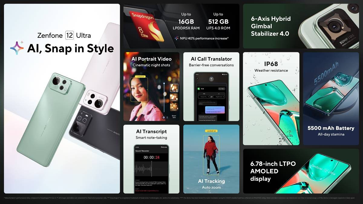 أسوس Zenfone 12 ألترا