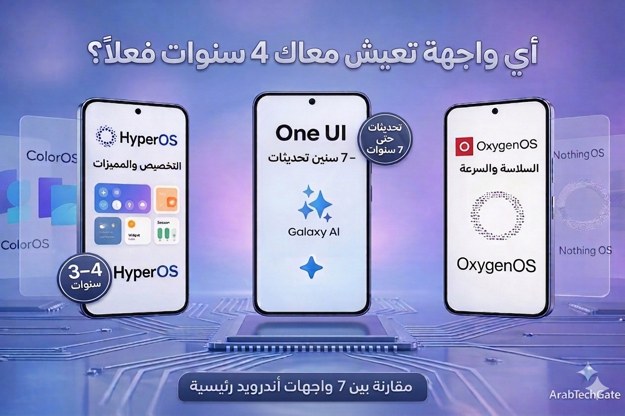 واجهات أندرويد في 2026